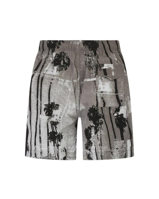 Purple Brand Gray Casual Shorts for men