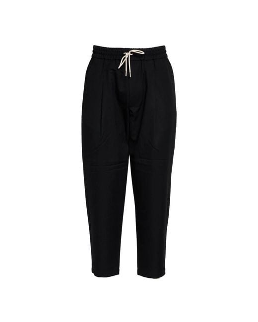 Drole de Monsieur Black Slim-Fit Trousers for men