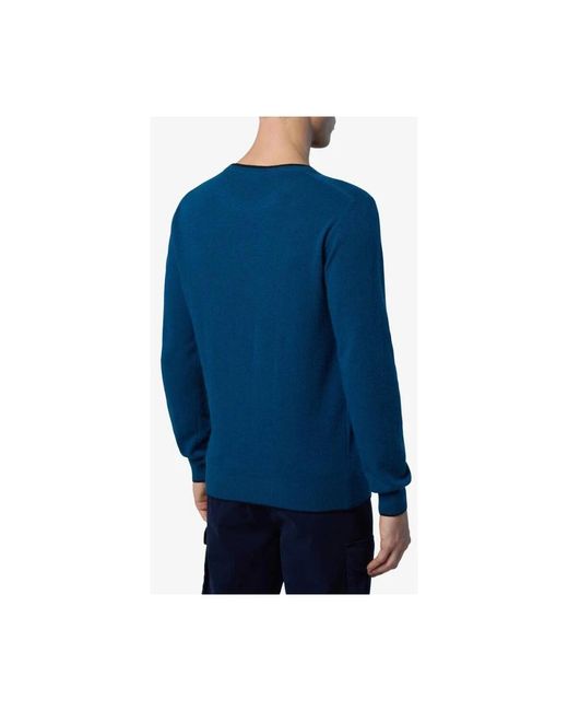 North Sails Blue Round-Neck Knitwear for men