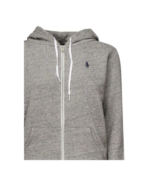 Polo Ralph Lauren Grijze Sweater Met Capuchon En Logo in het Gray