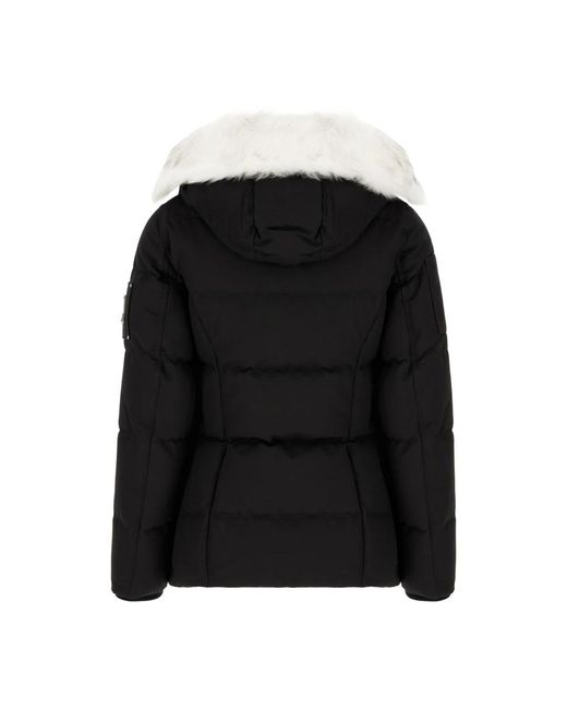 Moose Knuckles Jassen ,Zwart ,Katoen Original 3Q Jacket in het Black