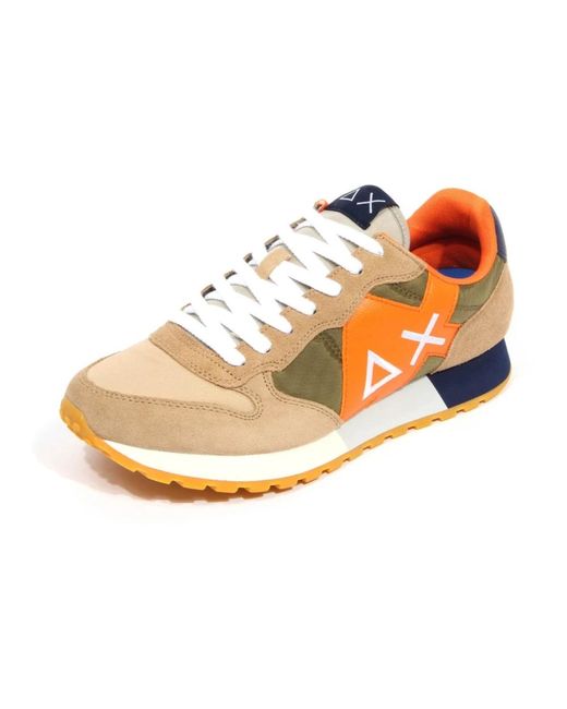 Sun 68 Metallic Sneakers for men