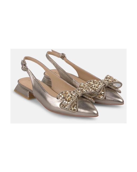 Alma En Pena. Brown Ballerina Shoes