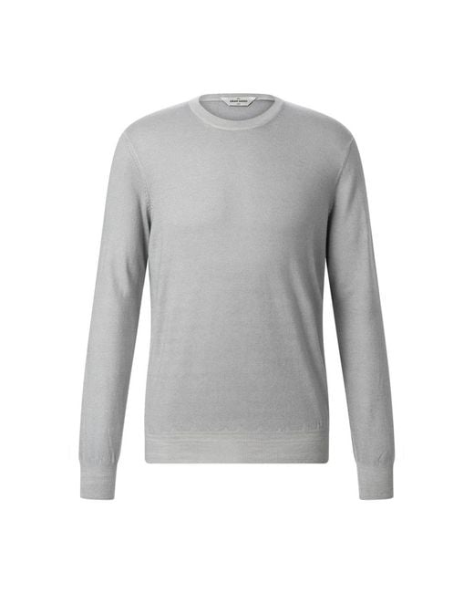 Gran Sasso Gray Cashmere Knitwear for men
