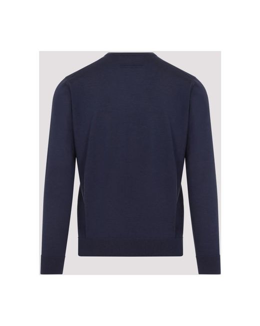 Zegna Blue Cashmere Knitwear for men