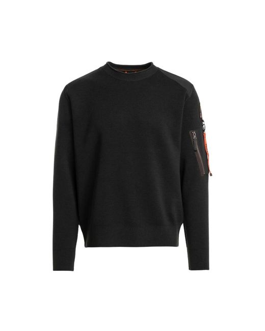 Parajumpers Black Round-Neck Knitwear for men