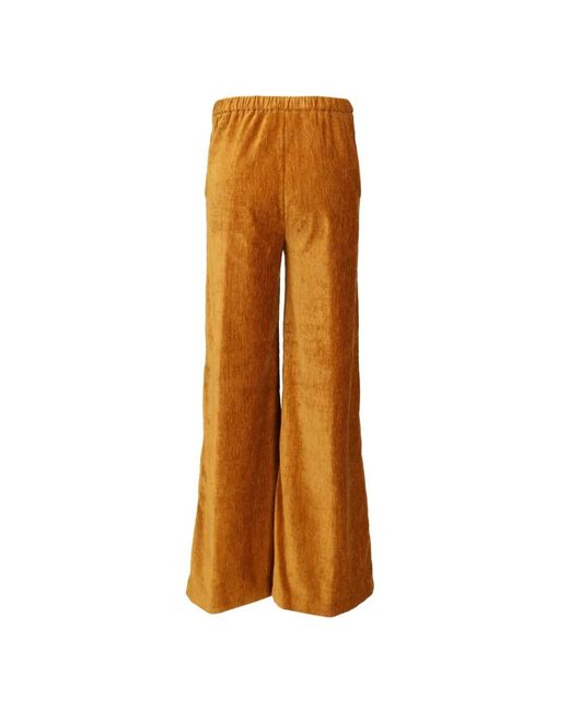 Forte_forte Brown Wide Trousers