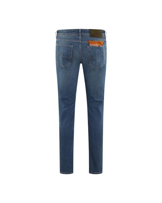 Jacob Cohen Blue Slim Fit Jeans for men