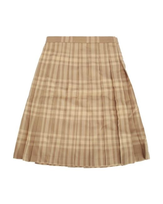 Burberry Natural Midi Skirts