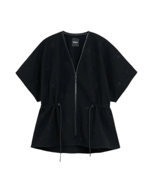 Poncho da donna in stile unico di Desigual in Black