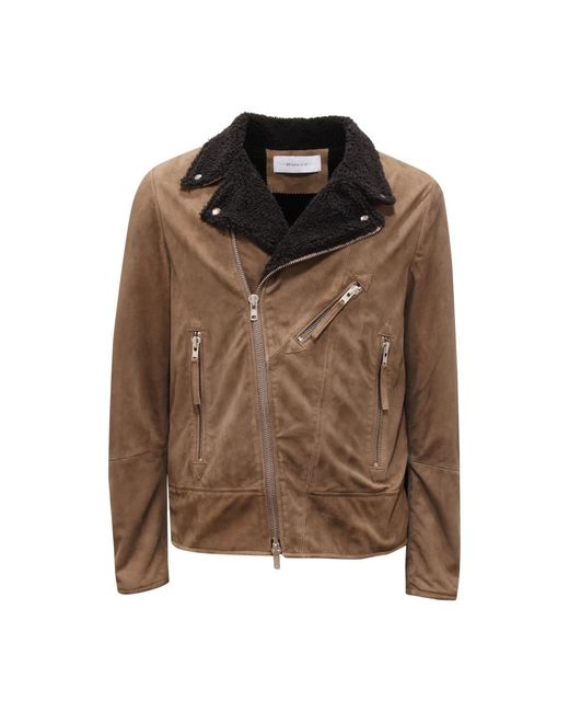 Bully Brown Faux Fur & Shearling Jackets for men