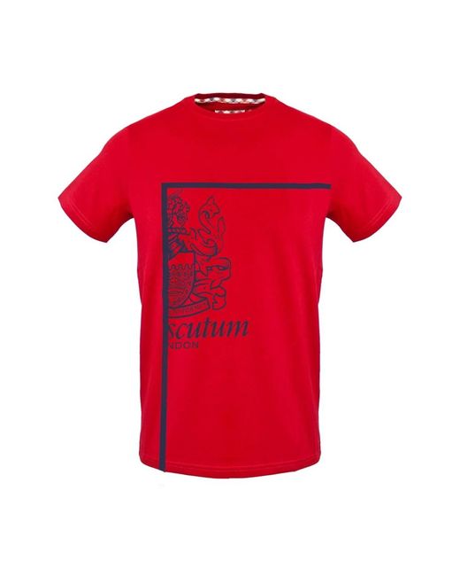 T-camicie di Aquascutum in Red da Uomo