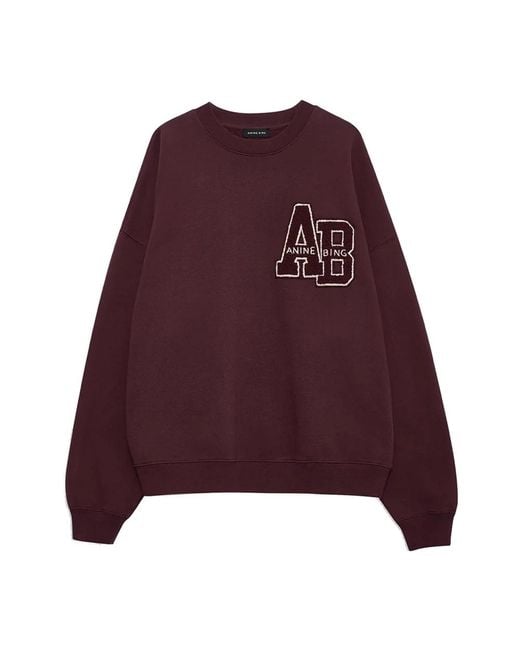 Anine Bing Purple Sweatshirts