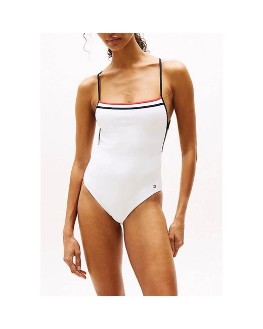 Tommy Hilfiger White Swimsuits