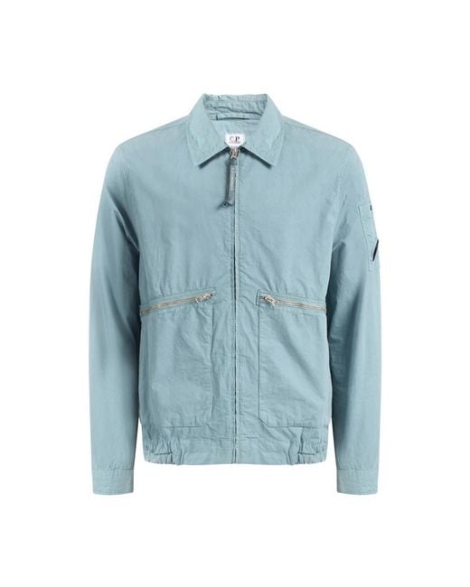 C P Company Blue Light Jackets for men