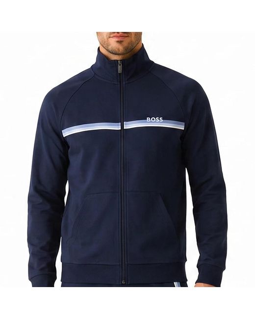 Boss Authentic Jacket Z in het Blue voor heren