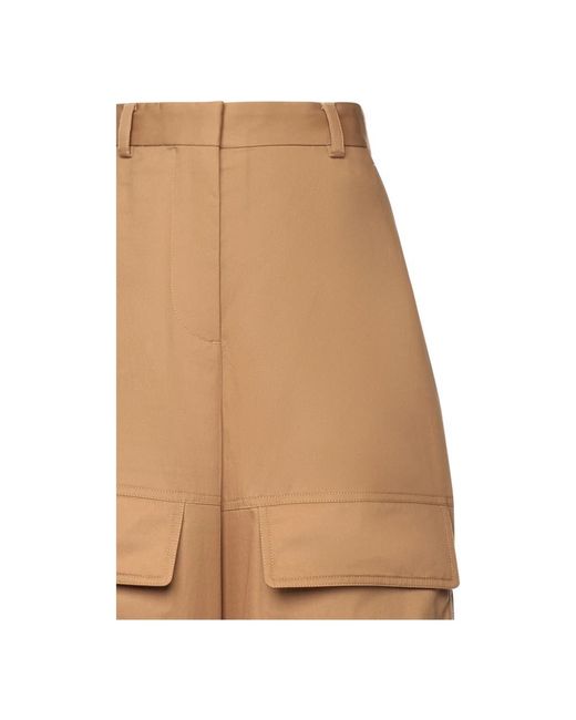 Stella McCartney Natural Wide Trousers