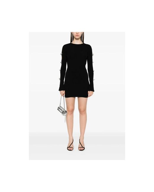 Mach & Mach Black Short Dresses