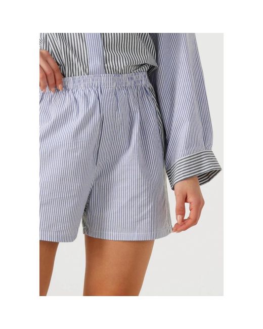Antik Batik Korte Broeken ,Blauw ,Lichtblauwe Zomerbroek Martin Short in het Blue