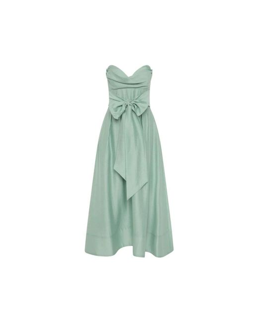 Rebecca Vallance Green Midi Dresses