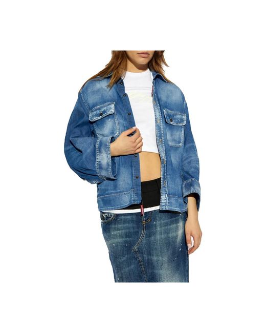 Denim Jackets DSquared² en coloris Blue