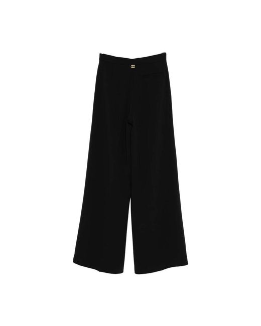 Twinset Black Wide Trousers
