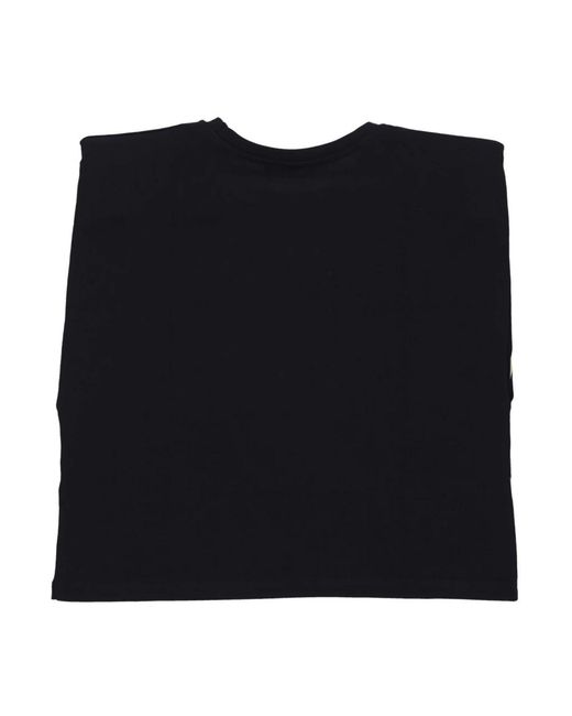 Vision Of Super Black Sleeveless Tops