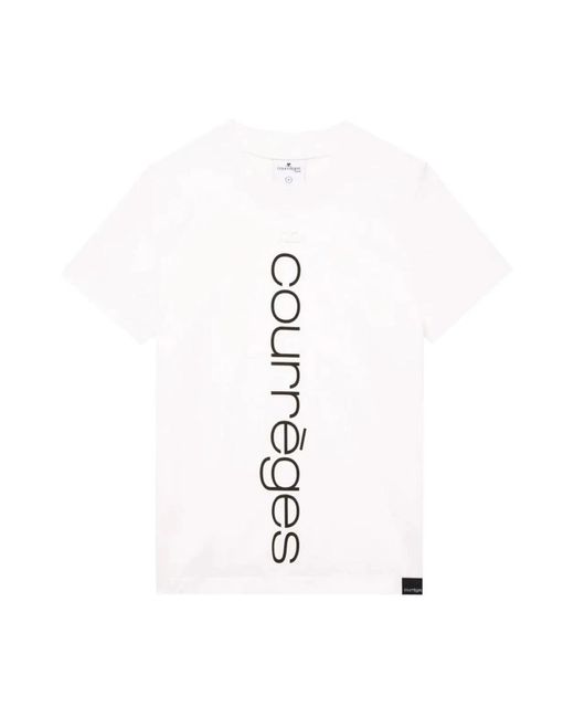 Courreges T-Shirts in het White