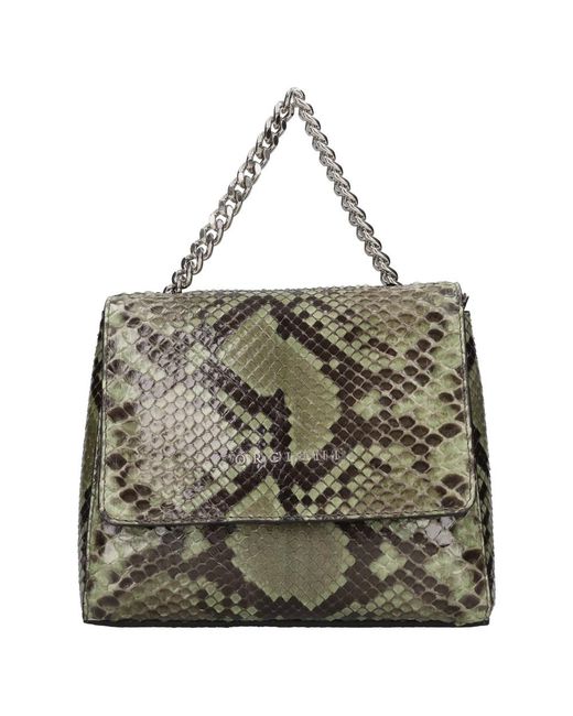 Orciani Metallic Handbags