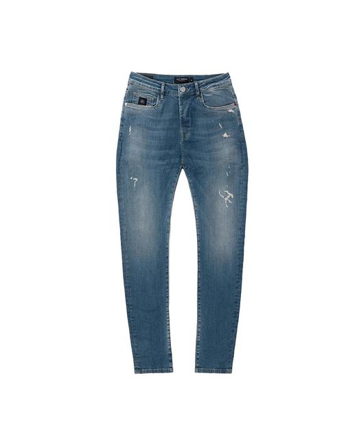Elias Rumelis Blue Slim-Fit Jeans for men