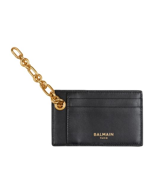Wallets & Cardholders Balmain de color Black