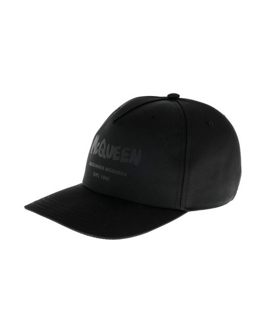 Alexander McQueen Cap in Black für Herren