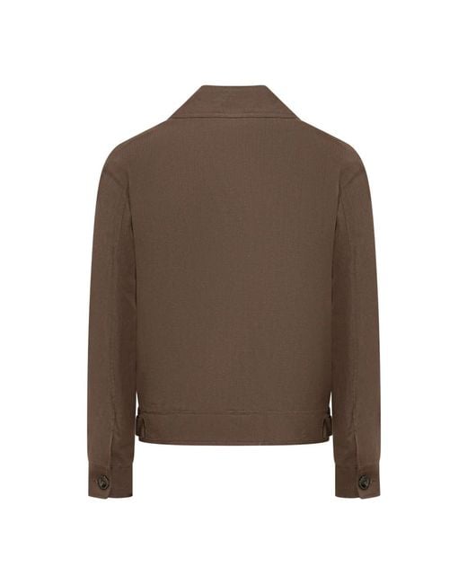 Gabriele Pasini Brown Light Jackets for men
