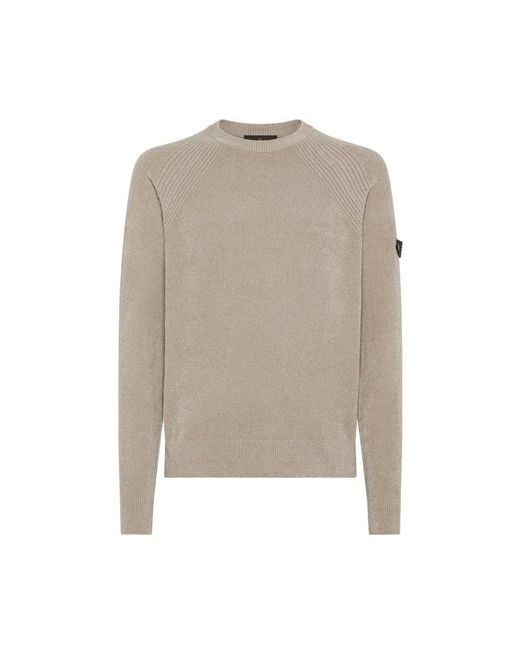 Peuterey Natural Round-Neck Knitwear for men