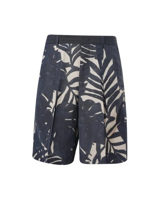 Emporio Armani Blue Casual Shorts for men