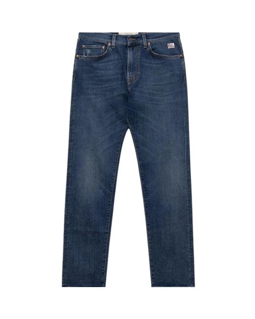 Roy Rogers Blue Straight Jeans for men