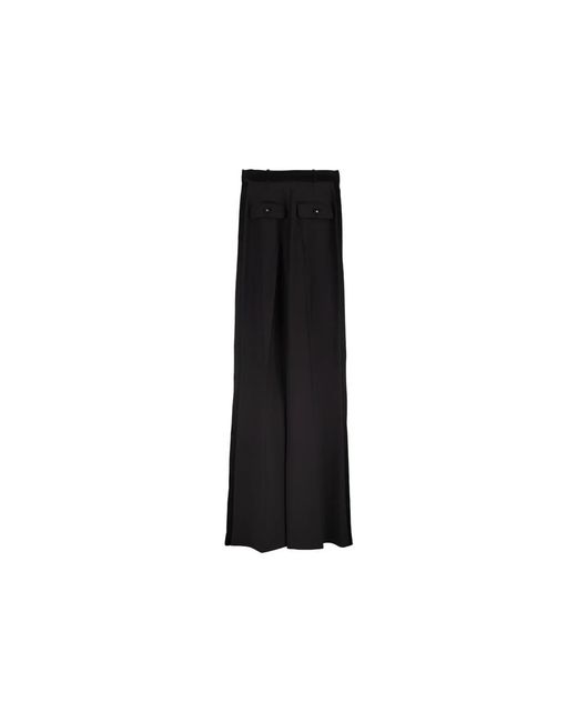 Elisabetta Franchi Black Wide Trousers