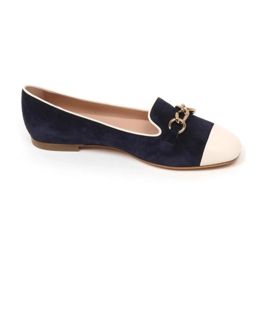 Tod's Blue Ballerina Shoes