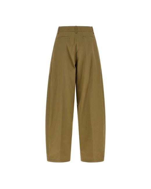 Nude Green Wide Trousers