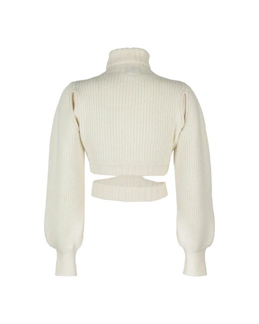 ANDREA ADAMO White Turtlenecks