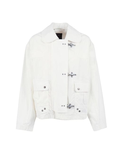 Fay White Light Jackets