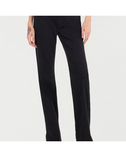 Roberto Cavalli Jeans ,Zwart ,Katoen Slang Monogram High-Rise Flared Jeans in het Black