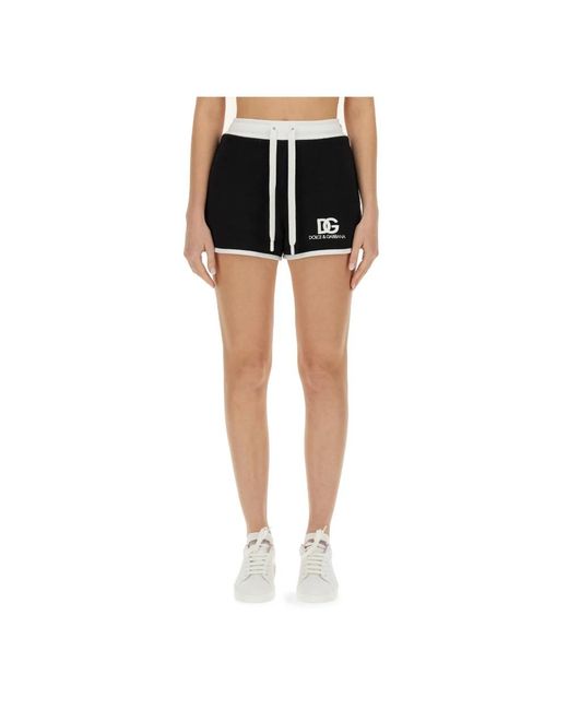 Dolce & Gabbana Black Short Shorts