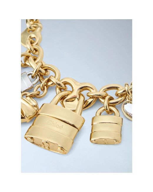 Necklaces di Chloé in Metallic