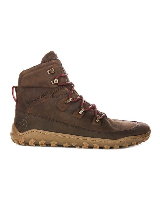 Vivobarefoot Brown Lace-Up Boots for men