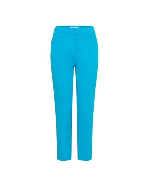 Pantalones chinos ligeros verano Brax de color Blue