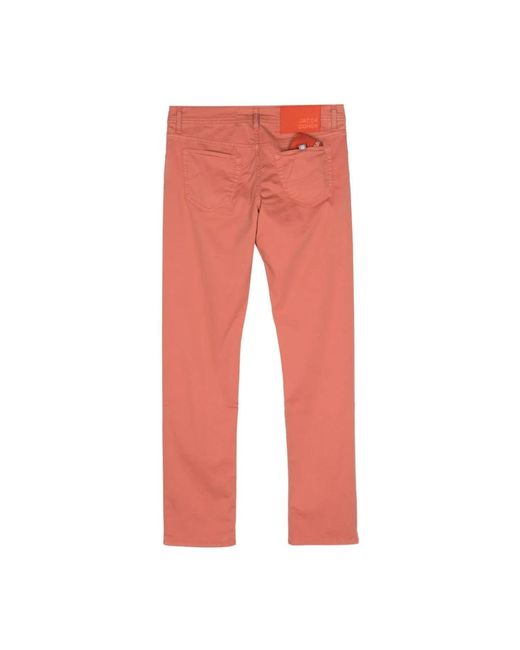Jacob Cohen Red Slim-Fit Jeans for men