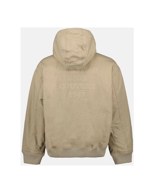 Dior Hoodies & Sweatvesten ,Katoen Casual Hooded Jacket 1947 in het Natural voor heren