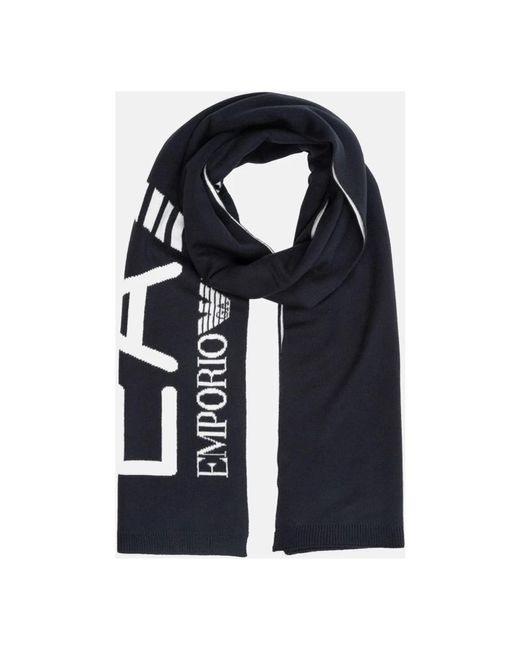 EA7 Blue Winter Scarves