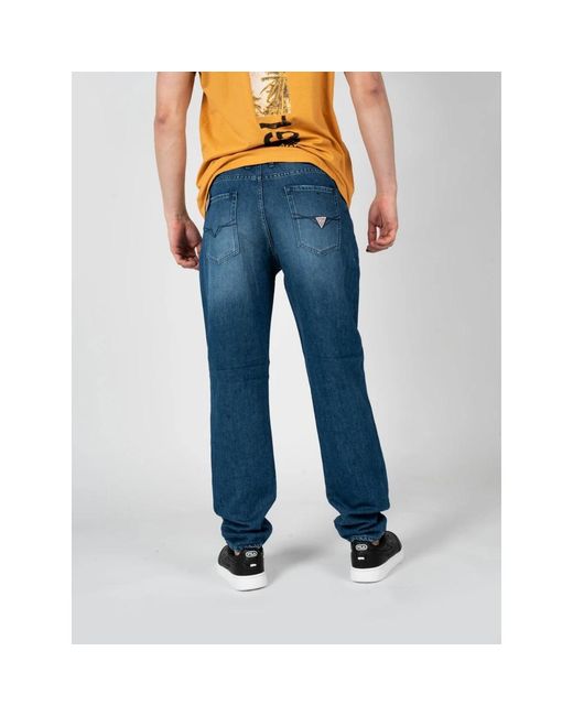 Jeans > straight jeans Guess pour homme en coloris Blue